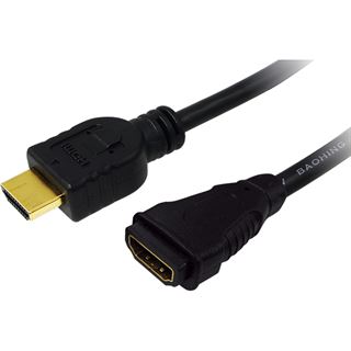 (€2,30*/1m) 3.00m LogiLink HDMI1.4 Verlängerungskabel