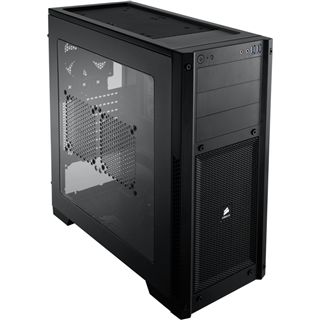 Corsair Carbide 300R mit Sichtfenster Midi Tower ohne Netzteil schwarz