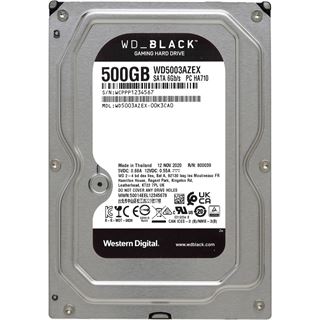 500GB WD Black WD5003AZEX 64MB 3.5" (8.9cm) SATA 6Gb/s