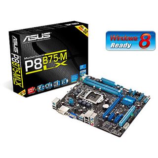Asus P8B75-M LX Intel B75 So.1155 Dual Channel DDR3 mATX Retail