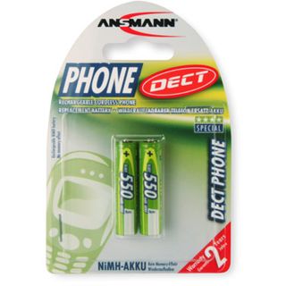 ANSMANN maxE HR03 Nickel-Metall-Hydrid AAA Micro Akku 550 mAh 2er Pack