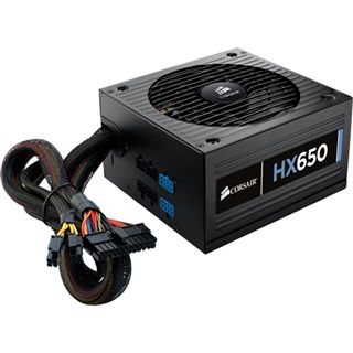 650 Watt Corsair HX Series Modular 80+ Gold