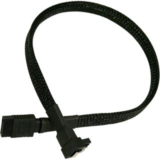 Nanoxia 30 cm schwarzes Kabel f&uuml;r SATA 3.0 (NXS6G30)