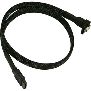 Nanoxia 0.45 schwarzes Kabel f&uuml;r SATA 3.0 (NXS6G45)