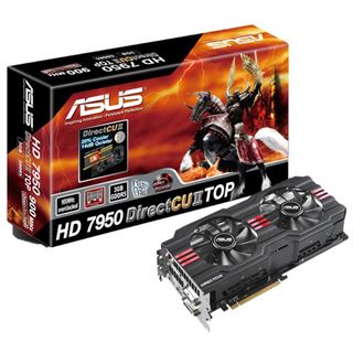 3GB Asus Radeon HD 7950 DirectCuII TOP Aktiv PCIe 3.0 x16 (Retail)