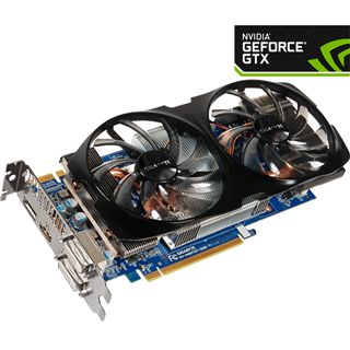 2GB Gigabyte GeForce GTX 660 Ti Windforce 2X OC Aktiv PCIe 3.0 x16