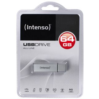 64 GB Intenso Alu Line silber USB 2.0