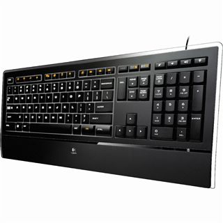 Logitech Illuminated Tastatur US Layout