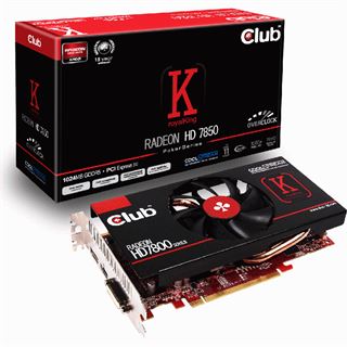 1GB Club 3D Radeon HD 7850 RoyalKing Aktiv PCIe 3.0 x16 (Retail)