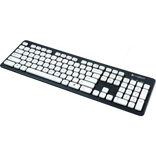 Logitech K310 USB Deutsch schwarz (kabelgebunden)