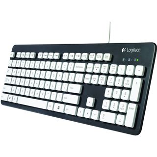 Logitech K310 USB Deutsch schwarz (kabelgebunden)