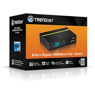 8-PORT Trendnet GREENNET GIGABIT POE