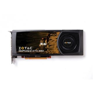 1536MB ZOTAC GeForce GTX 580 Aktiv PCIe 2.0 x16 (Retail)