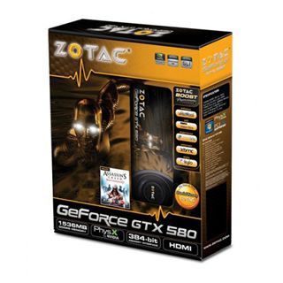 1536MB ZOTAC GeForce GTX 580 Aktiv PCIe 2.0 x16 (Retail)