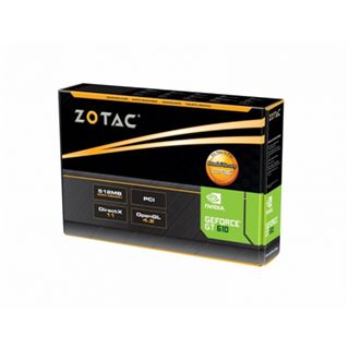 512MB ZOTAC GeForce GT 610 Passiv PCI (Retail)