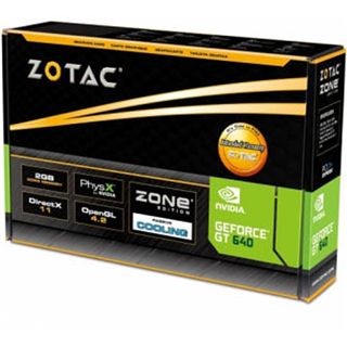 2GB ZOTAC GeForce GT 640 Zone Edition Passiv PCIe 3.0 x16 (Retail)