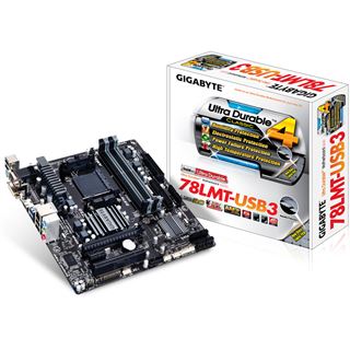 Gigabyte GA-78LMT-USB3 AMD 760G So.AM3+ Dual Channel DDR3 mATX Retail