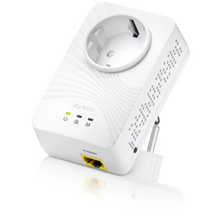 ZyXEL Powerline Mini Ethernet Pass Through Adapter Kit 500 MBit/s 1x