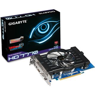 1GB Gigabyte Radeon HD 7770 GHz Edition OC Rev2.0 Aktiv PCIe 3.0 x16