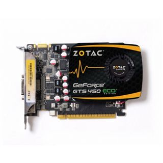 2GB ZOTAC GeForce GTS 450 ECO Edition Aktiv PCIe 2.0 x16 (Retail)