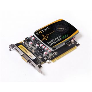 2GB ZOTAC GeForce GTS 450 ECO Edition Aktiv PCIe 2.0 x16 (Retail)
