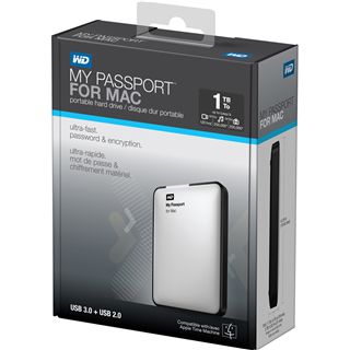 1TB WD My Passport for MAC WDBGCH0010BSL 2.5" (6.4cm) USB 3.