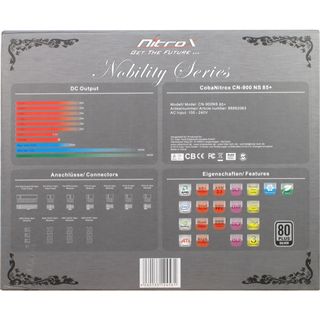 900 Watt Inter-Tech Nitrox Nobility Modular 80+ Silver