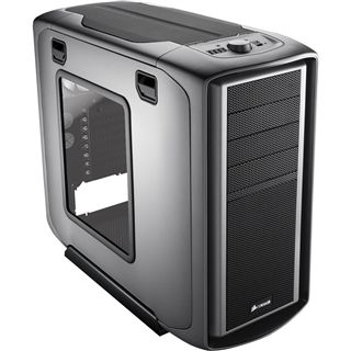 Corsair Graphite 600T mit Sichtfenster Midi Tower ohne Netzteil silber