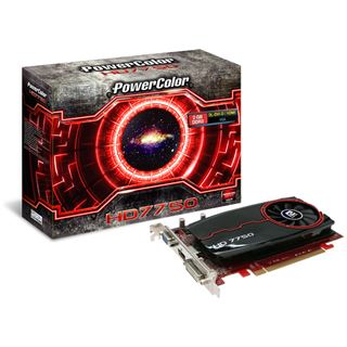 2GB PowerColor Radeon HD 7750 Eyefinity Aktiv PCIe 3.0 x16 (Retail)