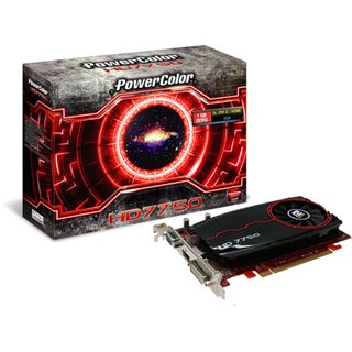 1GB PowerColor Radeon HD 7750 GDDR3 Aktiv PCIe 3.0 x16 (Retail)