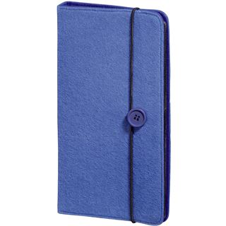 Hama CD-/DVD-/Blu-Ray-Tasche Felt 48 blau Tasche für