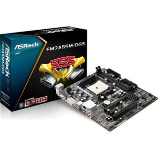 ASRock FM2A55M-DGS AMD A55 So.FM2 Dual Channel DDR3 mATX Retail