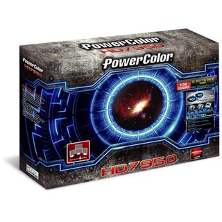 3GB PowerColor Radeon HD 7950 V2 Dualfan Aktiv PCIe 3.0 x16 (Retail)