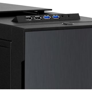 Nanoxia Deep Silence 1 ged&auml;mmt Midi Tower ohne Netzteil anthrazit