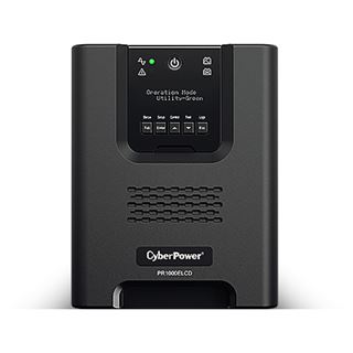 Cyberpower Professional Serie 1000 VA / 900 Watt Tower (PR1000ELCD)