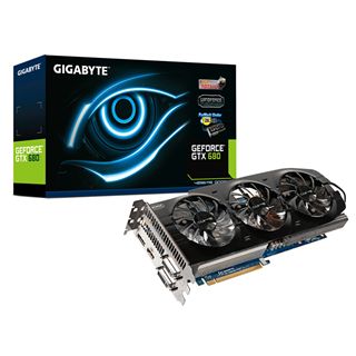 4GB Gigabyte GeForce GTX 680 OC Aktiv PCIe 3.0 x16 (Retail)