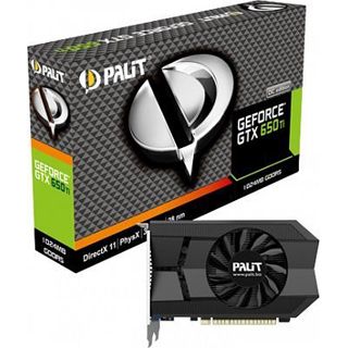 1GB Palit GeForce GTX 650 Ti OC Aktiv PCIe 3.0 x16 (Retail)