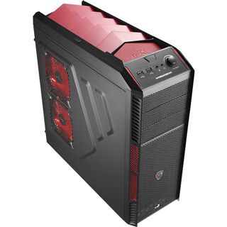 AeroCool XPredator X1 Devil Red Edition Midi Tower ohne Netzteil