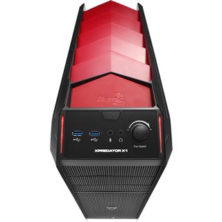 AeroCool XPredator X1 Devil Red Edition Midi Tower ohne Netzteil