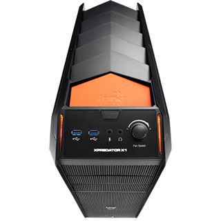 AeroCool Xpredator X1 Evil Black Edition Midi Tower ohne Netzteil