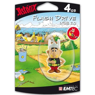 4 GB EMTEC Asterix Figur USB 2.0