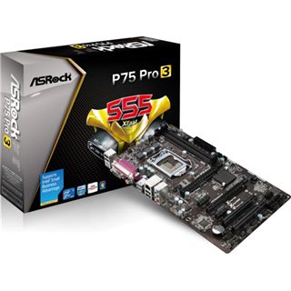 ASRock P75 Pro3 Intel B75 So.1155 Dual Channel DDR3 ATX Retail