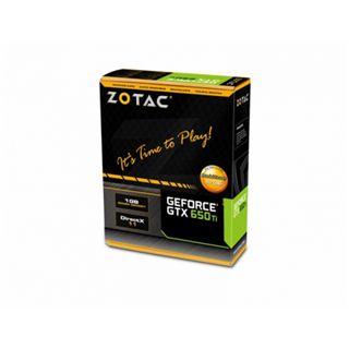 1GB ZOTAC GeForce GTX 650 Ti Aktiv PCIe 3.0 x16 (Retail)