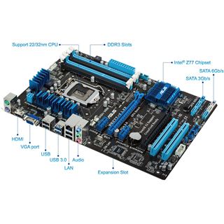 Asus P8Z77-V LX2 Intel Z77 So.1155 Dual Channel DDR3 ATX Retail