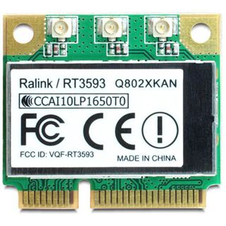 Delock Mini PCIe WLAN 802.11 b/g/n 2.4 + 5.8 GHz - half sized - ohne