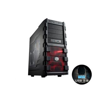 Cooler Master HAF 912 Advanced Window Midi Tower ohne Netzteil schwarz
