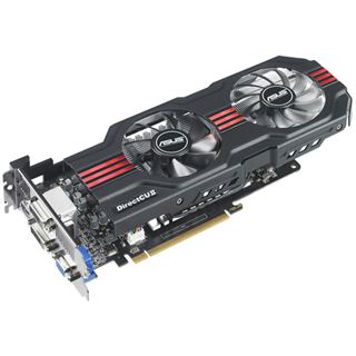 1GB Asus GeForce GTX 650 Ti DirectCU II OC Aktiv PCIe 3.0 x16 (Retail)