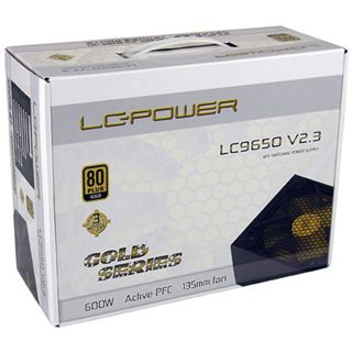 600 Watt LC-Power Gold Serie Non-Modular 80+ Gold