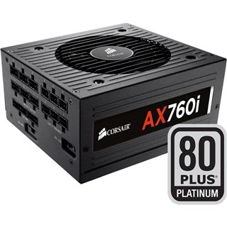 760 Watt Corsair AXi Series Modular 80+ Platinum