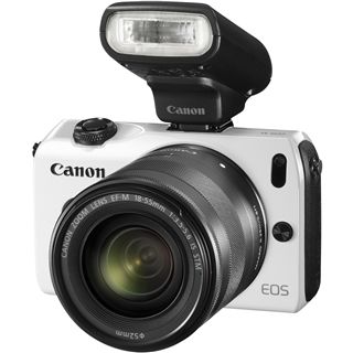 Canon EOS M Kit inklusive EF-M 18-55 mm f/3.5-5.6 IS STM + Speedlite